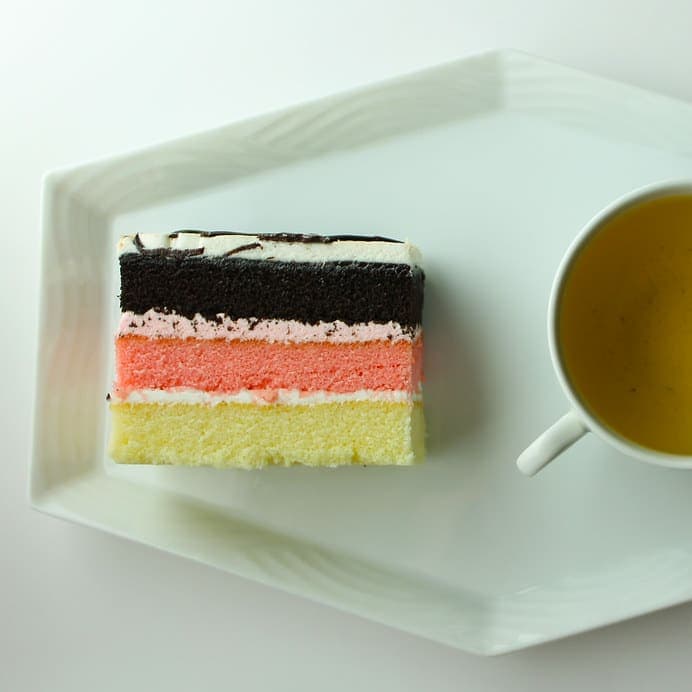 Vanilla Coffee Cake — vanilla sponge cakes from Butterleaf Bakehouse